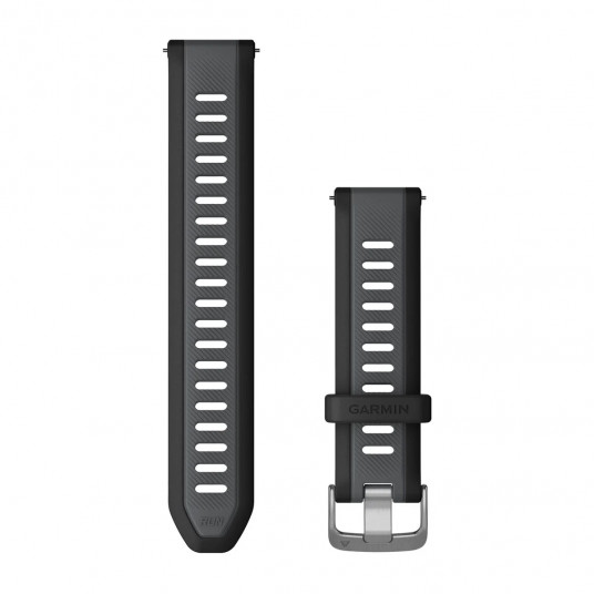 Quick Release Bands (20 mm), Black/Slate grey