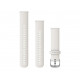 Quick Release Bands (20 mm), Ivory, silver hardware