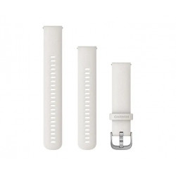 Quick Release Bands (20 mm), Ivory, silver hardware