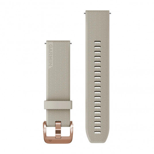 Quick Release Bands (20 mm), Light sand, rose gold hardware