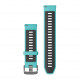 Quick Release Bands (22 mm), Aqua/Black, slate hardware