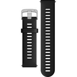 Quick Release Bands (22 mm), Black, silver hardware