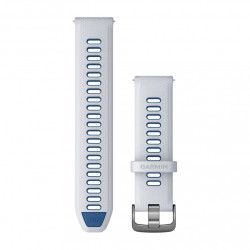 Quick Release Bands (22 mm), Whitestone/Tidal blue, slate hardware