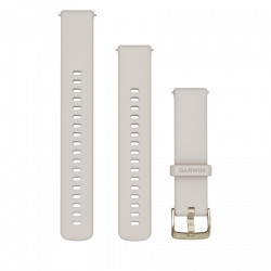 Quick Release Bands, Ivory, soft gold hardware
