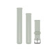 Quick Release Bands, Sage grey, silver hardware