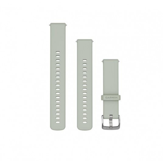 Quick Release Bands, Sage grey, silver hardware