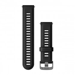 Watch Bands (Forerunner 955), Black with Slate Hardware