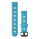 Forerunner Watch Bands (22 mm), Blue with Slate Hardware