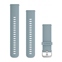 Quick Release Bands (20 mm), Sea Foam with Silver Hardware