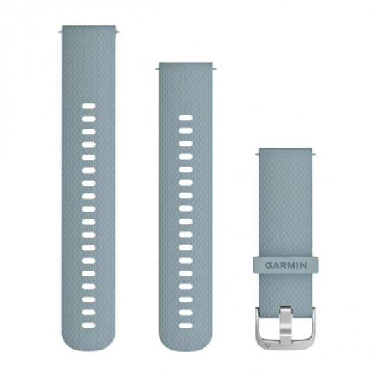 Quick Release Bands (20 mm), Sea Foam with Silver Hardware
