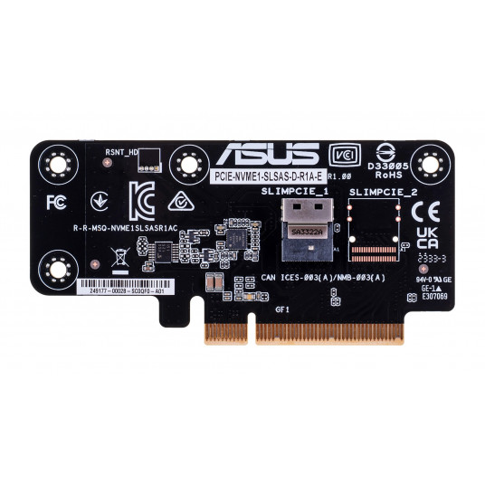 Platf. kabeļi Asus RS300-E12/NVMe-SLSAS-D-R1A-E