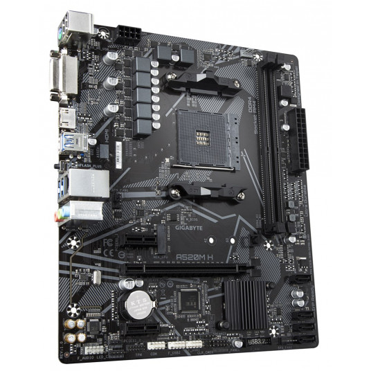 GIGABYTE A520M H pamatplate AMD A520 AM4 micro ATX slots
