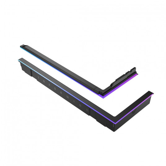 ASUS TUF GAMING GT502 Horizon ARGB apgaismojuma komplekts Black Midi Tower RGB apgaismojuma uzlabošanas komplekts