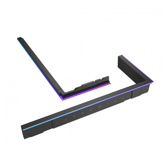 ASUS TUF GAMING GT502 Horizon ARGB apgaismojuma komplekts Black Midi Tower RGB apgaismojuma uzlabošanas komplekts