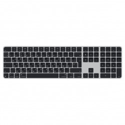 Tastatūra Magic Keyboard with Touch ID and Numeric Keypad for Mac models with Apple silicon Ukrainian Black Keys MXK83UA/A