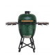 Dārza grils BigGrill Kamado 23.5" zaļš + pārsegs, pelnu tīrīšanas rīks, vistas turētājs, multi-sistēma, pelnu savākšanas rīks