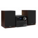 Sharp | Hi-Fi Micro System | XL-B517D(BR) | Brown | USB port | AUX in | Bluetooth | CD player | FM radio | Wireless connection