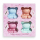 Makeup Revolution I♥Revolution Teddy Bear Fizzer Bath Fizzer Set, 50.0g