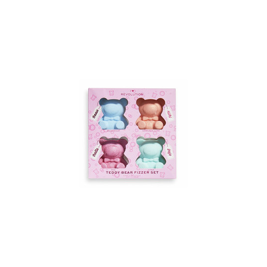Makeup Revolution I♥Revolution Teddy Bear Fizzer Bath Fizzer Set, 50.0g