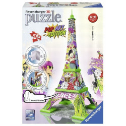 Ravensburger puzzle 3D Puzzle Eifeļa tornis Pop Art "