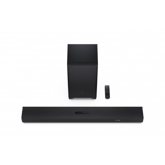 Sharp HT-SBW53121(BK) Q 3.1.2 Dolby Atmos/ DTS:X Soundbar with Wireless Subwoofer, Black | Sharp