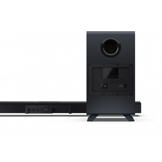 Sharp HT-SBW53121(BK) Q 3.1.2 Dolby Atmos/ DTS:X Soundbar with Wireless Subwoofer, Black | Sharp