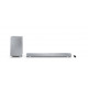 Sharp HT-SBW53121(SL) Q 3.1.2 Dolby Atmos/ DTS:X Soundbar with Wireless Subwoofer, Silver | Sharp
