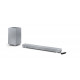 Sharp HT-SBW53121(SL) Q 3.1.2 Dolby Atmos/ DTS:X Soundbar with Wireless Subwoofer, Silver | Sharp