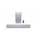 Sharp HT-SBW53121(SL) Q 3.1.2 Dolby Atmos/ DTS:X Soundbar with Wireless Subwoofer, Silver | Sharp
