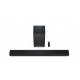 Sharp HT-SBW55121(BK) Q 5.1.2 Dolby Atmos/ DTS:X Soundbar with Wireless Subwoofer, Black | Sharp