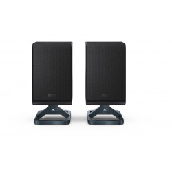 Sharp HT-SPR52021(BK) Q Soundbar 2.0.2 Wireless Rear Surround Speakers, Black | Sharp
