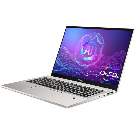 Klēpjdators MSI Prestige A16 AI+ A3HMG-050NL, 16 4K, AMD Ryzen AI 9, RAM 32GB, 1TB SSD, AMD Radeon 880M Graphics, Windows 11 Pro, Silver 9S7-159K32-050