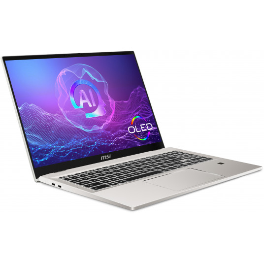 Klēpjdators MSI Prestige A16 AI+ A3HMG-050NL, 16 4K, AMD Ryzen AI 9, RAM 32GB, 1TB SSD, AMD Radeon 880M Graphics, Windows 11 Pro, Silver 9S7-159K32-050