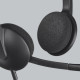 Logitech H340 USB datora austiņas brīvroku austiņas ar vadu un galvas lentu Birojs/zvana centrs USB A tipa melns