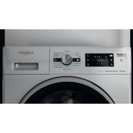 Veļas mazgājamā mašīna ar žāvētāju Whirlpool FFWDB 964489 SBSV EE