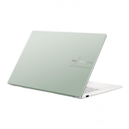 Portatīvais dators ASUS|VivoBook Series|X1404VA|CPU Core i5|i5-1335U|1300 MHz|1300 MHz|14"|1920x1080|RAM 16GB|DDR4|SSD 512GB|Intel Iris X? Grafiskā karte|Integrētā|Integrētā|NumerPad|Windows 11 Home|zaļa|1,4 kg|90NB10I8-M00L30