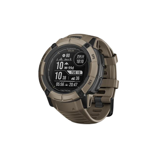 Viedais pulkstenis Garmin Instinct 2X Solar Tactical Coyote Tan 010-02805-02