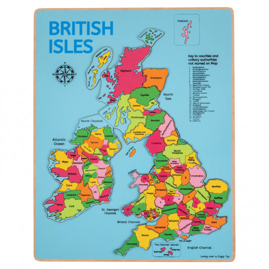 Koka Izglītojoša puzzle Lielbritānija, BJ049