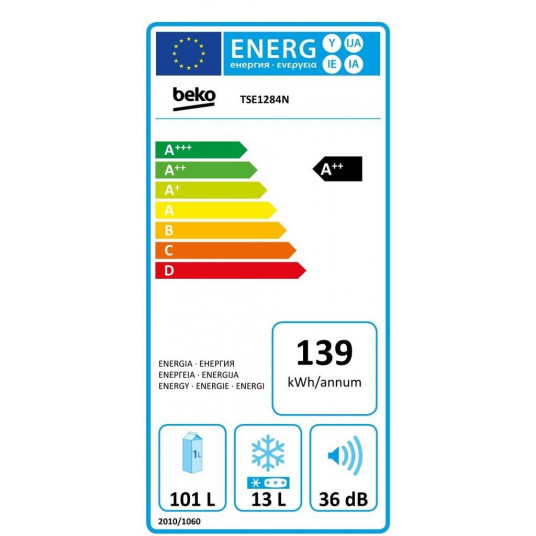 Mini  ledusskapis Beko TSE1284N