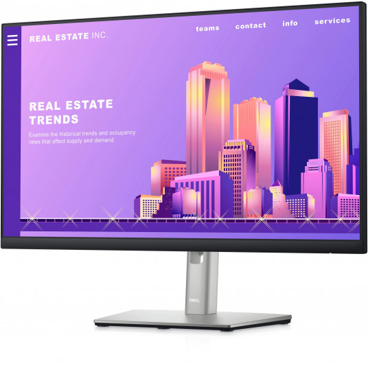 Dell LCD P2422H 23,8 collas, IPS, FHD, 1920 x 1080, 16:9, 5 ms, 250 cd/m², sudraba krāsa, HDMI pieslēgvietu skaits 1