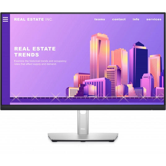 Dell LCD P2422H 23,8 collas, IPS, FHD, 1920 x 1080, 16:9, 5 ms, 250 cd/m², sudraba krāsa, HDMI pieslēgvietu skaits 1