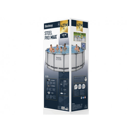 Baseina rāmis Bestway STEEL PRO MAX™ 427 X 122 cm, 5612X