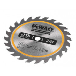 Koka ripzāģis DEWALT 115 mm, 24T