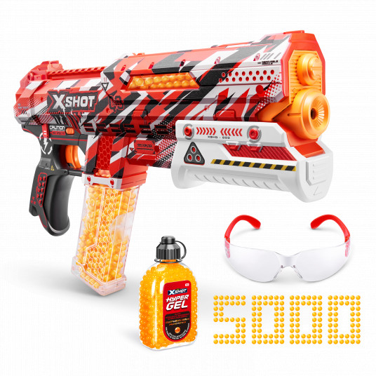 X-SHOT rotaļu pistole "Hyper Gel", 1. sērija, 5000 gēla bumbiņas, sortiments, 36622