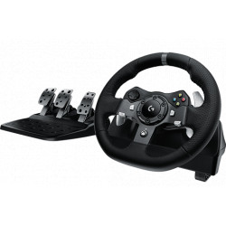 Logitech G920 Driving Force spēļu ritenis un pedāļi, Xbox X|S Series /Xbox One/PC, melns (SPEC)
