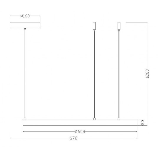 Griestu lampa Gaisma Prestige Midway, 35 W, LED, 3000 °K