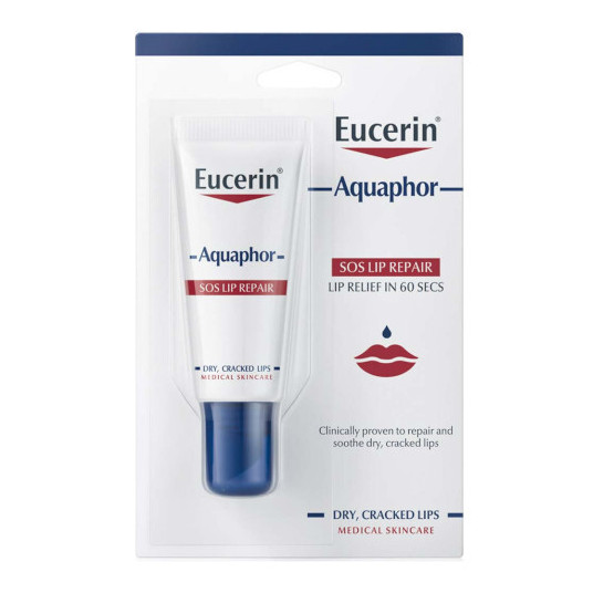Eucerin - Aquaphor sauss lūpu balzams (SOS Lip Repair) 10 ml