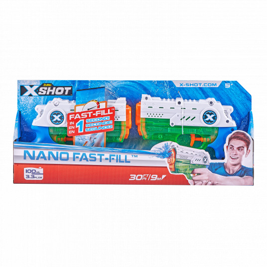 XSHOT ūdens pistole Nano Fast-Fill, 2gab., 56334
