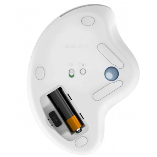 Pele Logitech ERGO M575 Trackball Optical White