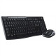 Klaviatūras un peles komplekts Logitech Bezvadu Combo MK270 black - EER (US)